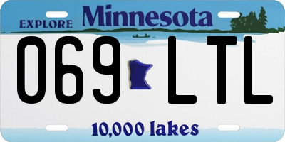 MN license plate 069LTL