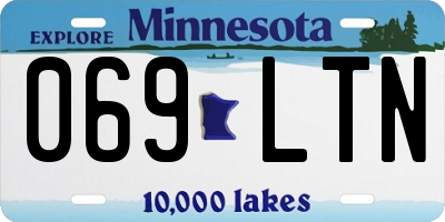 MN license plate 069LTN