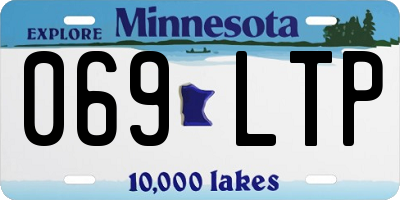 MN license plate 069LTP