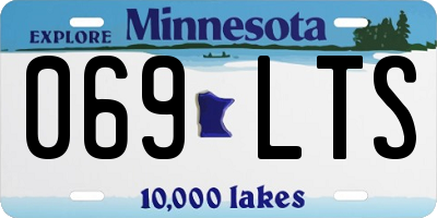 MN license plate 069LTS