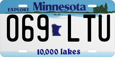 MN license plate 069LTU