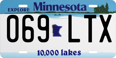MN license plate 069LTX