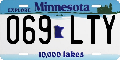 MN license plate 069LTY