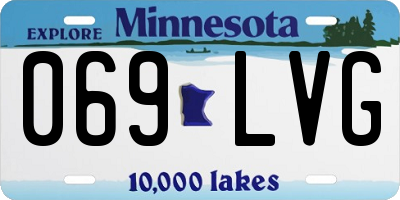 MN license plate 069LVG