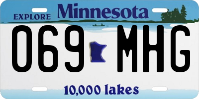 MN license plate 069MHG