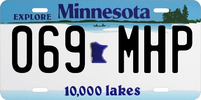 MN license plate 069MHP