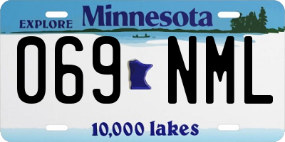 MN license plate 069NML