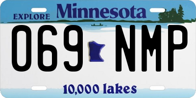 MN license plate 069NMP