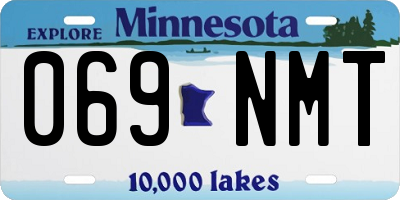 MN license plate 069NMT