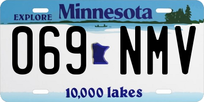 MN license plate 069NMV