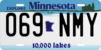 MN license plate 069NMY