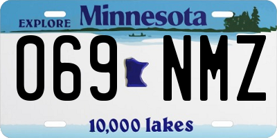 MN license plate 069NMZ