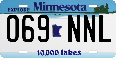 MN license plate 069NNL