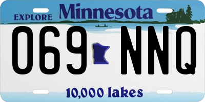 MN license plate 069NNQ
