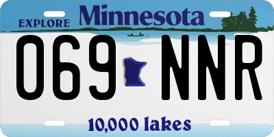 MN license plate 069NNR