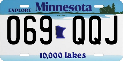 MN license plate 069QQJ