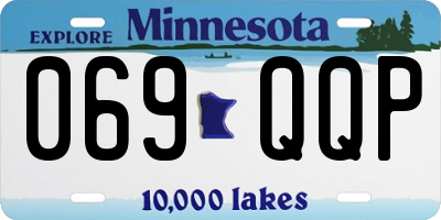 MN license plate 069QQP