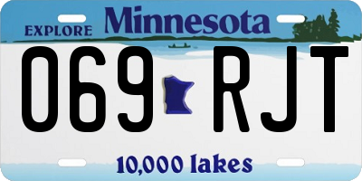 MN license plate 069RJT