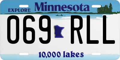 MN license plate 069RLL