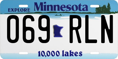 MN license plate 069RLN