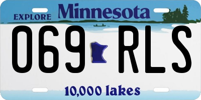 MN license plate 069RLS