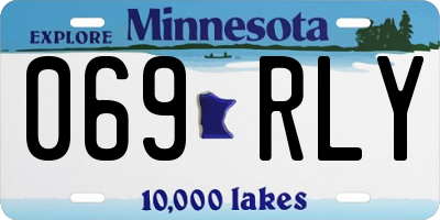 MN license plate 069RLY