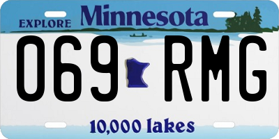 MN license plate 069RMG