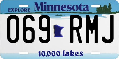 MN license plate 069RMJ