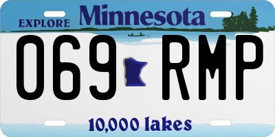 MN license plate 069RMP