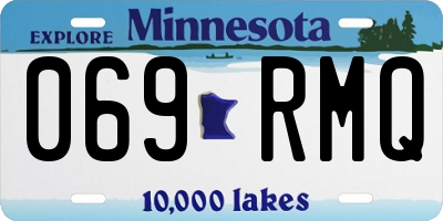 MN license plate 069RMQ