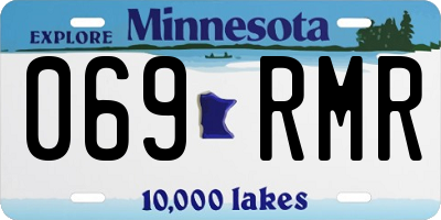 MN license plate 069RMR