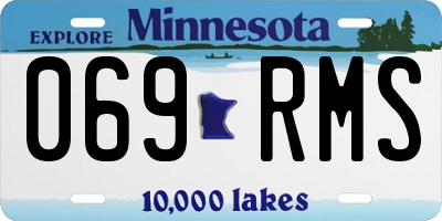 MN license plate 069RMS
