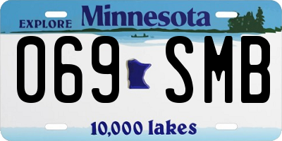 MN license plate 069SMB