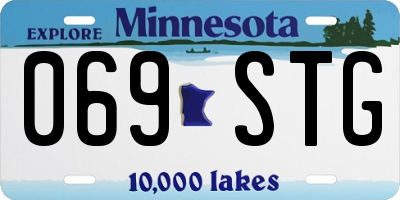 MN license plate 069STG