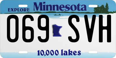 MN license plate 069SVH