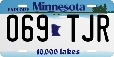 MN license plate 069TJR