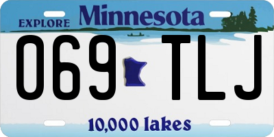 MN license plate 069TLJ
