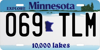 MN license plate 069TLM