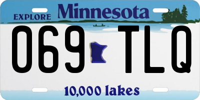 MN license plate 069TLQ