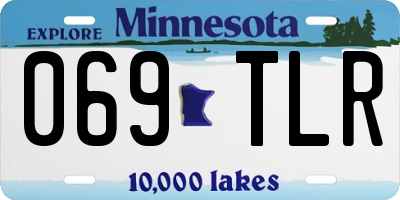 MN license plate 069TLR
