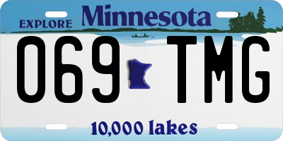 MN license plate 069TMG