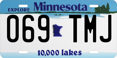 MN license plate 069TMJ