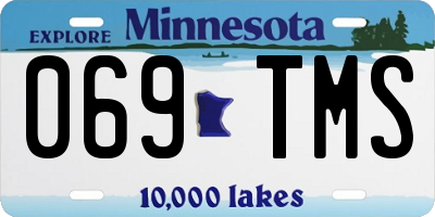 MN license plate 069TMS