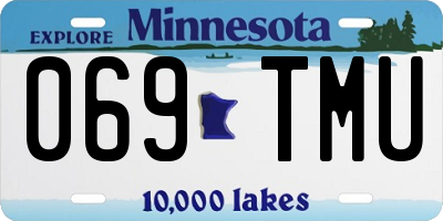 MN license plate 069TMU