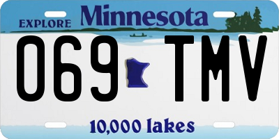 MN license plate 069TMV