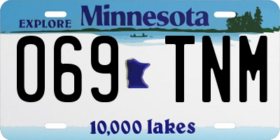 MN license plate 069TNM