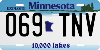 MN license plate 069TNV