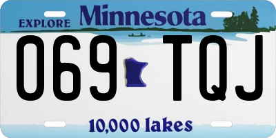 MN license plate 069TQJ