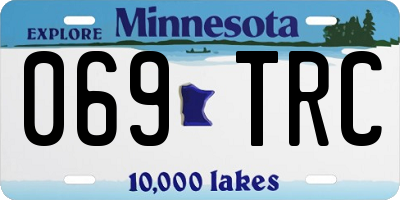 MN license plate 069TRC