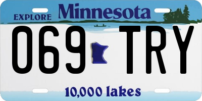MN license plate 069TRY